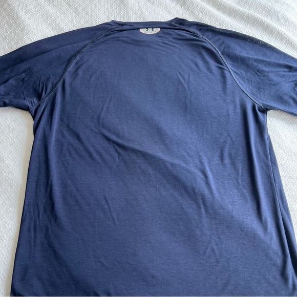Under Armour Blue Velocity Short Sleeve Tee Shirt | Size Large - Picture 3 of 4